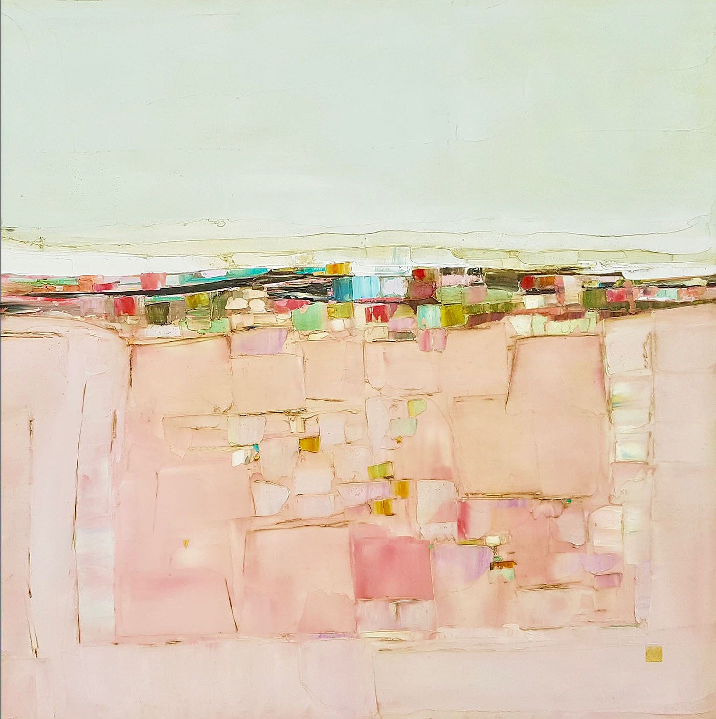 Eithne  Roberts - Pink landscape